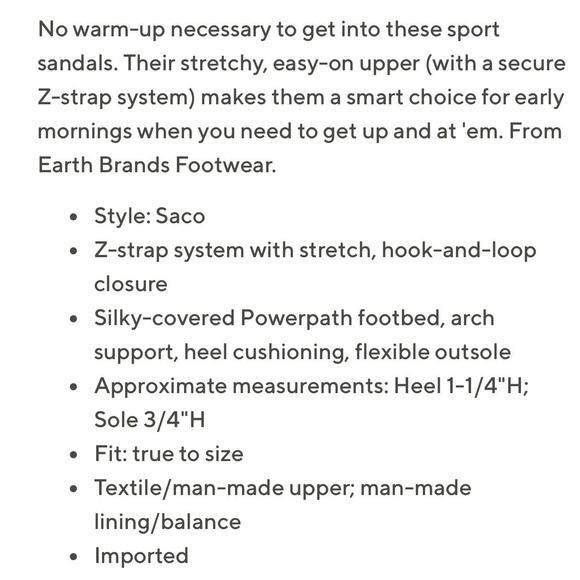 NIB Earth Origins Saco 9M Slingback Comfort Sport Sandals Green Multi - Picture 9 of 12